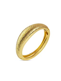 ARVINO - Textured Gold Openable Bangle