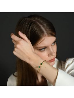 ARVINO - Green Onyx Cuff Bracelet