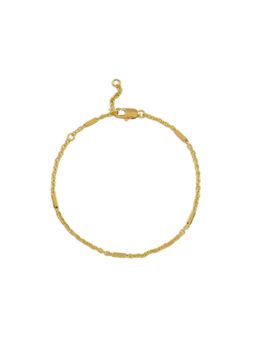 ARVINO - Textured Link Bar 92.5 Sterling Silver Bracelet