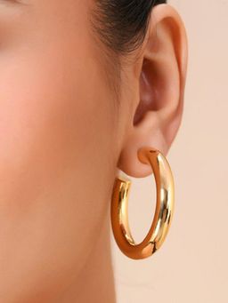 ARVINO - Golden Glow Hoops Large