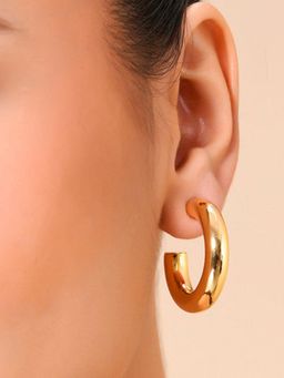 ARVINO - Golden Glow Hoops Medium