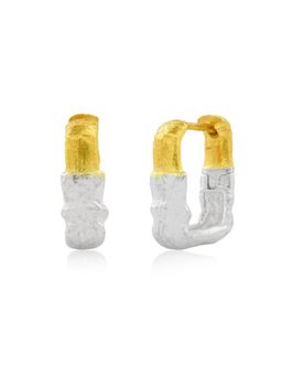 ARVINO - Dusk And Dawn 92.5 Sterling Silver Hoops ( Small )