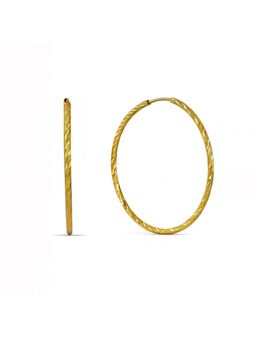 ARVINO - Ripple Round 92.5 Sterling Silver Hoops