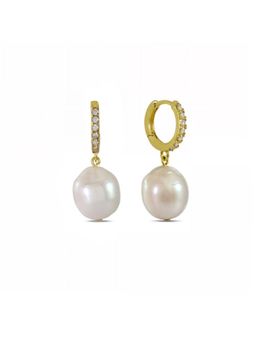 ARVINO - Moonpearl 92.5 Sterling Silver Hoops