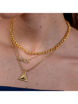 ARVINO - Pyramid Of Memories Engravable Necklace