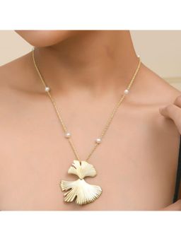 ARVINO - Ginkgo Pearl Accent Necklace