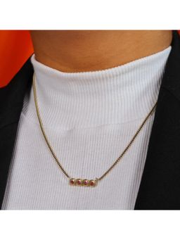 ARVINO - Ruby Row Necklace