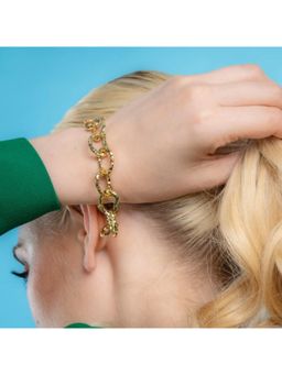 ARVINO - Fortress Link Gold Bracelet ( All Links Openable )