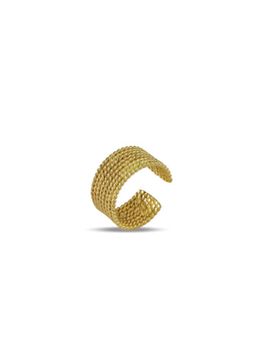ARVINO - Gilded Weave Ear Cuff ( Single Piece )