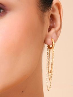 ARVINO - Chain Embrace Huggies In 92.5 Sterling Silver