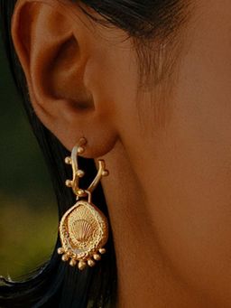 ARVINO - Morsel Shell Earrings In 92.5 Sterling Silver