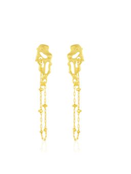 ARVINO - Molten Lava Satellite Chain Earrings