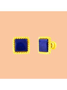ARVINO - Midnight Lapis Corded Studs Small