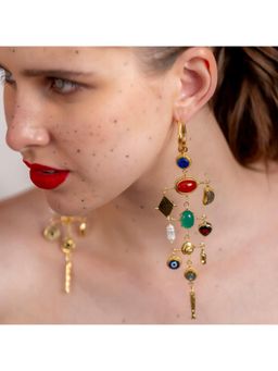 ARVINO - Dreamgirl Multi Gem 92.5 Sterling Silver Sparkle Earrings