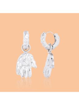 ARVINO - Heart In Hand Earrings Silver