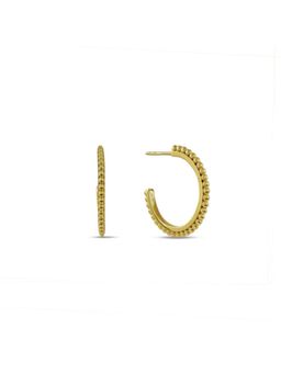 ARVINO - Bead Loop 92.5 Sterling Silver Hoops
