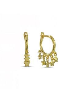 ARVINO - Starlit Charms 92.5 Sterling Silver Hoops