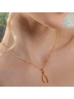 ARVINO - Scraggy Wishbone Luck Necklace