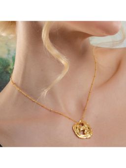 ARVINO - Sedimented Fossil Necklace In 92.5 Sterling Silver