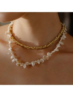 ARVINO - Elongated Pearl Riviere Necklace