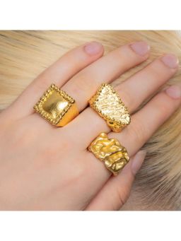 ARVINO - Textured Signet Ring