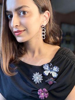 WRAPGAME INDIA - Quad Cuban Link Earrings