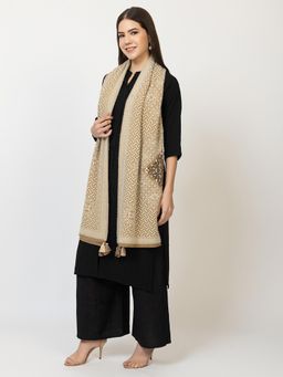STADO - The Heritage Beige Woollen Shawl