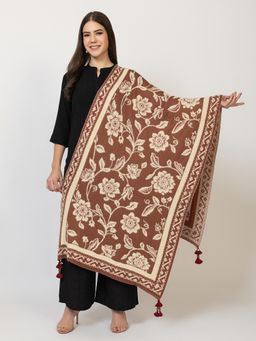 STADO - The Cocoa Bloom Woollen Shawl