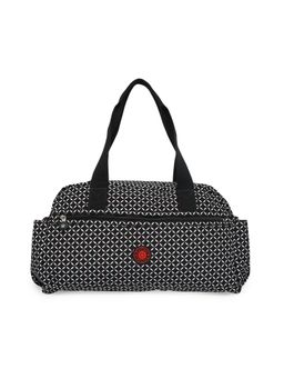 Baomi - CRINKLE Range Black & Grey Color Soft Case Nylon Handbag