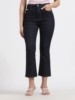 Calvin Klein - Navy Blue Light-Wash Regular Fit Mid Rise Jeans