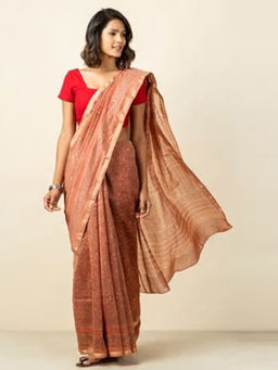 Fabindia - Cotton Silk Printed Sari
