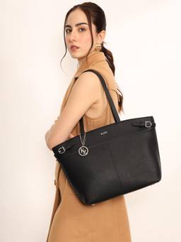 Kazo - Women The Calyx Black Tote Bag (L)