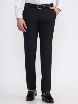 JB Studio - Men Black Slim Fit Club Wear Trouser