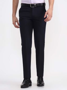 JadeBlue - Super Luxe Men Slim Fit Texture Formal Trouser