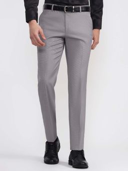 JadeBlue - Light Grey Men Formal Trouser