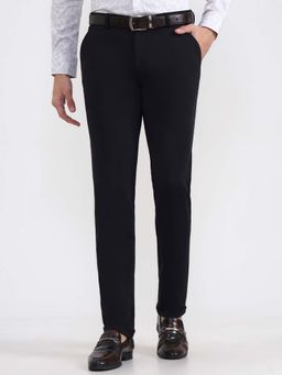Wyre - Men Black Lycra Club Wear Trouser
