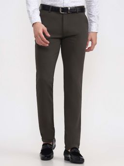 JB Studio - Men Olive Grey Club Wear Trouser