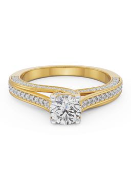 EMORI - Classic Solitaire Band in 18KT Gold | Authentic & Certified Lab Diamonds