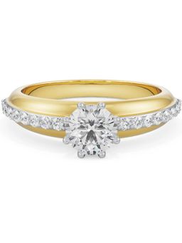 EMORI - Suhana Ring in 18KT Gold | Authentic & Certified Lab Diamonds