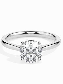 EMORI - Classic Solitaire Ring in 18KT Gold | Authentic & Certified Lab Diamonds
