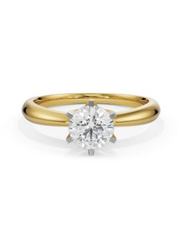 EMORI - Classic Ira Solitaire Ring in 18KT Gold | Authentic & Certified Lab Diamonds