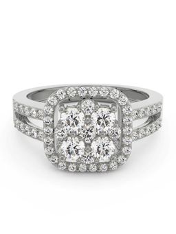 EMORI - Regal Halo Ring in 14KT Gold | Authentic & Certified Lab Diamonds