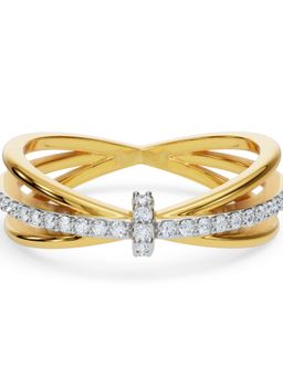 EMORI - Clyde Knot Ring in 18KT Gold | Authentic & Certified Lab Diamonds