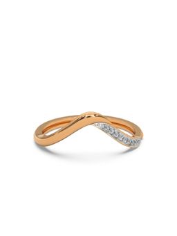 EMORI - Classic V Ring in 14KT Gold | Authentic & Certified Lab Diamonds