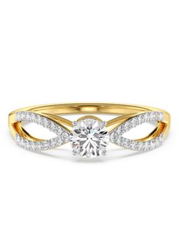 EMORI - Forever Solitaire Ring in 18KT Gold | Authentic & Certified Lab Diamonds