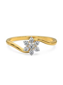 EMORI - Blossom Elegance Ring in 18KT Gold | Authentic & Certified Lab Diamonds