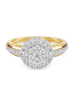 EMORI - Majestic Round Ring in 14KT Gold | Authentic & Certified Lab Diamonds