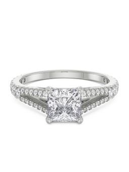 EMORI - Princess Cut Splendor Ring in 14KT Gold | Authentic & Certified Lab Diamonds