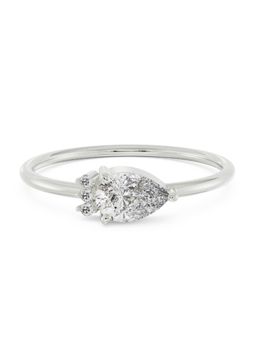 EMORI - Stunning Pear Ring in 14KT Gold | Authentic & Certified Lab Diamonds