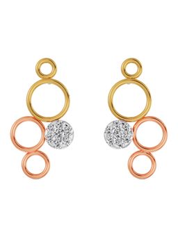 EMORI - Fivefold Sparkle Earring in 18KT Gold | Authentic & Certified Lab Diamonds